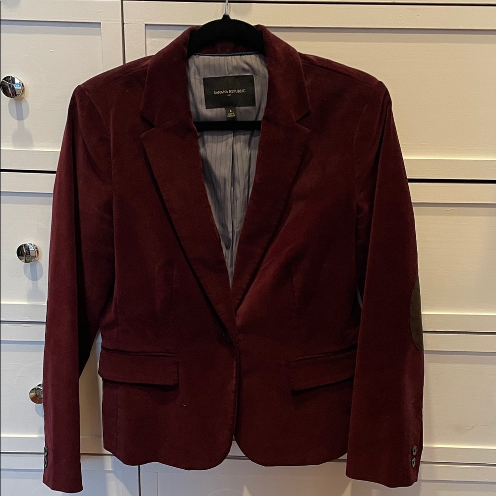 Banana Republic Women's Deep Red Blazer